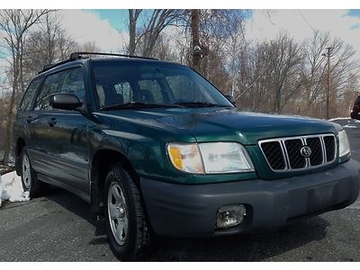 2001 subaru forester l-winter-safe-nr.27mpg-exceptional all whl drive-1nice car!