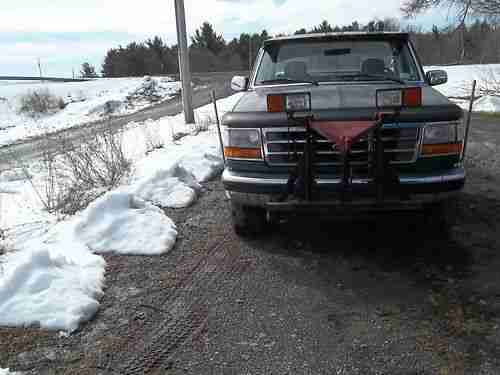 FORD F150 XLT 4X4  1995 WITH FISHER SNOW PLOW, image 4