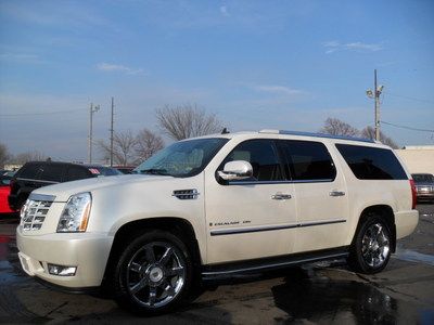 2008 escalade esv awd - nav, dual dvds, moon, htd/ac sts, buc, 22s, quads, wow!!