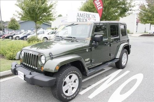 2007 jeep wrangler 4wd 4dr unlimited sahara