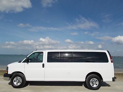 11 chev express 3500 15 passenger van - warranty - clean one owner florida van