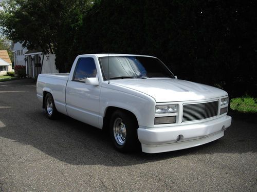 1989 chevy truck  custom pick up street rod  3"  chop