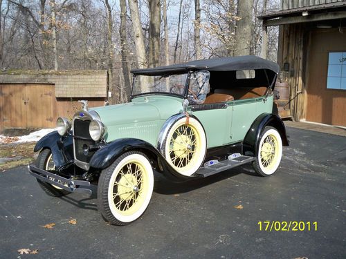 1928 ar ford model a phaeton restored