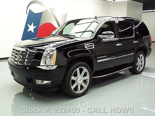 2009 cadillac escalade hybrid sunroof nav dvd 22's 59k texas direct auto