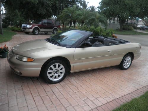 1998 chrysler sebring jxi convertible 2-door 2.5l