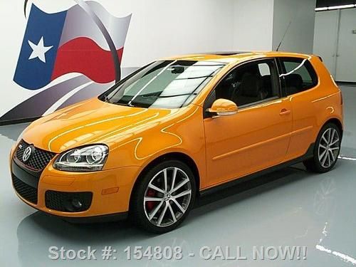 2007 volkswagen gti turbo fahrenheit #60 sunroof 33k mi texas direct auto