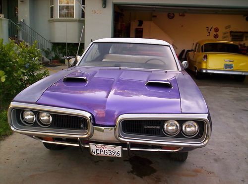 1970 dodge super bee 383 4-speed plum crazy fresh motor &amp; running gear