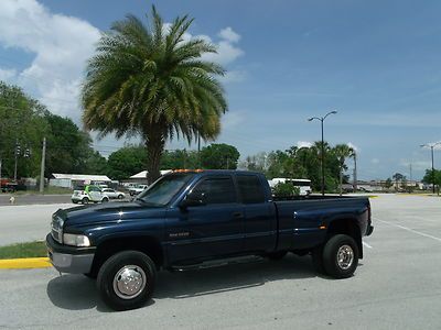 Dodge ram 3500 ext cab dually 4x4 automatic cummins 24v turbo diesel nice  clean