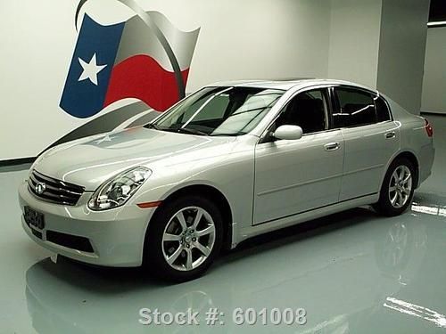 2006 infiniti g35x sedan awd sunroof nav htd seats 24k texas direct auto