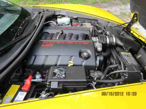 2007 Brickyard Corvette convertible Festival car LOW MILES velocity yellow, image 12