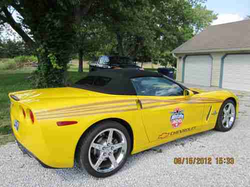 2007 Brickyard Corvette convertible Festival car LOW MILES velocity yellow, image 17