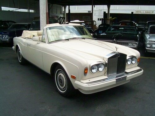 1990 corniche iii bentley convertible - low  mileage &amp; lowest price anywhere !!!