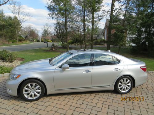 2008 lexus ls460 luxury sedan -silver w/ black leather- priced to sell + no resv