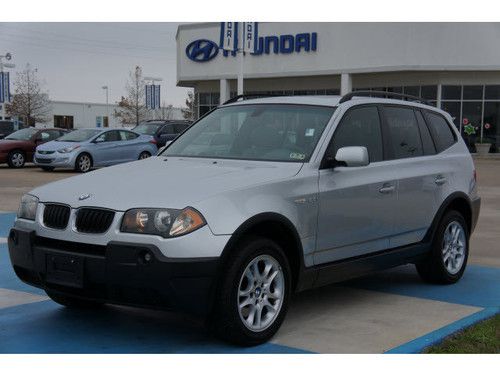 2004 bmw x3 2.5i awd leather alloys panoramic roof wood automatic clean carfax