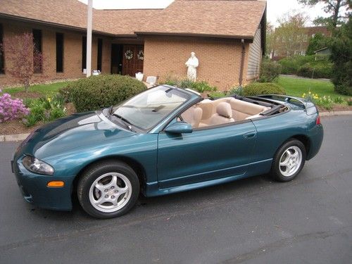 1998 mitsubishi eclipse spyder convertible original 61869 miles no reserve