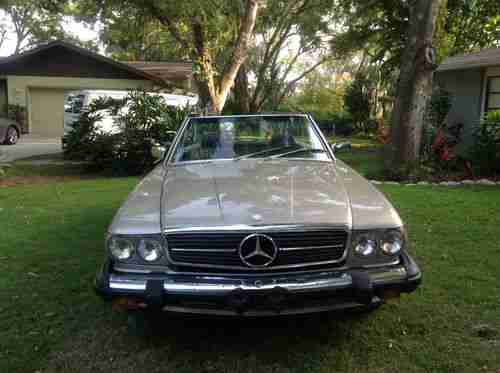 1987 Mercedes 560SL in Sarasota Florida NO RESERVE !!!, image 2
