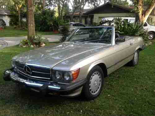 1987 Mercedes 560SL in Sarasota Florida NO RESERVE !!!, image 3