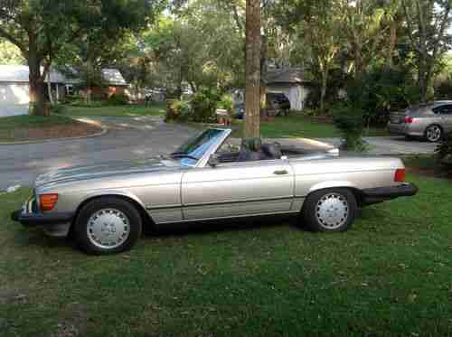 1987 Mercedes 560SL in Sarasota Florida NO RESERVE !!!, image 4
