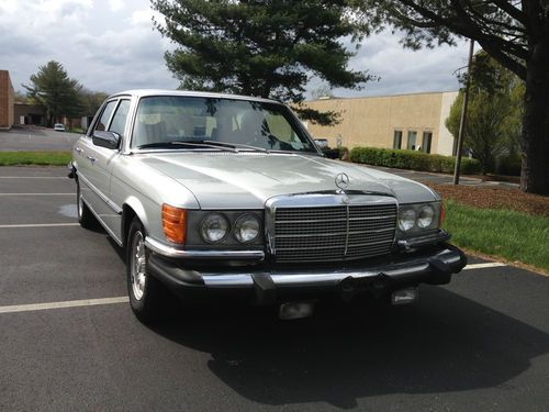 1976 mercedes-benz 450sel sedan 4-door 4.5l v8 immaculate! only 65k miles!