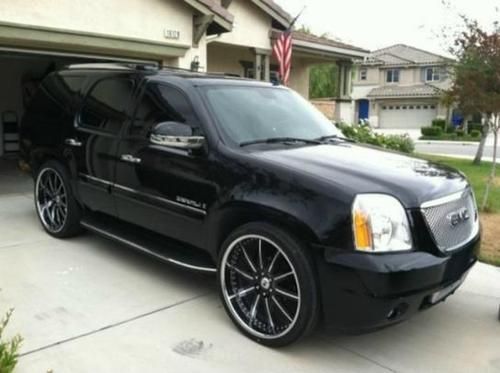 2007 gmc yukon denali 4x4 black awd