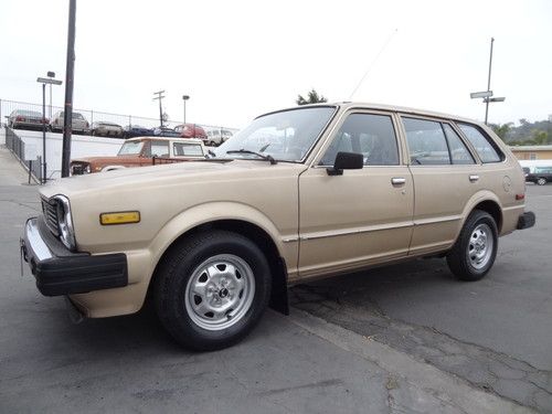 1 owner 81 honda civic cvcc station wagon 5-speed manual 4cylinder estate break