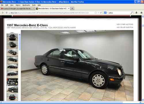 1997 mercedes-benz e300 base sedan 4-door 3.0l