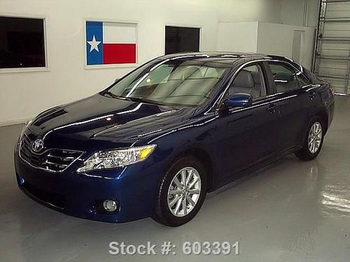 2010 toyota camry xle v6 sunroof heated leather 18k mi texas direct auto