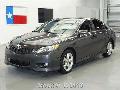 2010 toyota camry se leather sunroof nav rear cam 33k texas direct auto