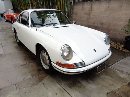 1966 porsche 912 sunroof - - california born and raised - - black plate