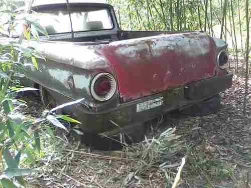 CLASSIC COLLECTOR-1962 FORD RANCHERO TRUCK   STRAIGHT 6   AUTOMATIC   NEEDS WORK, image 12