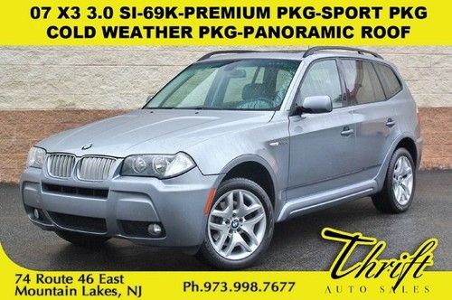 07 x3 3.0 si-69k-premium pkg-sport pkg-cold weather pkg-panoramic roof