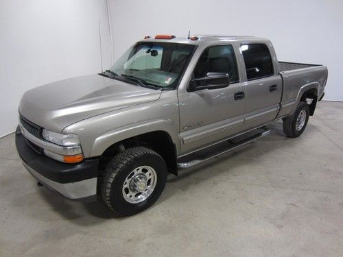 02 chevrolet silverado 2500 6.6l v8 duramax auto 4x4 short crew co owned 80 pics