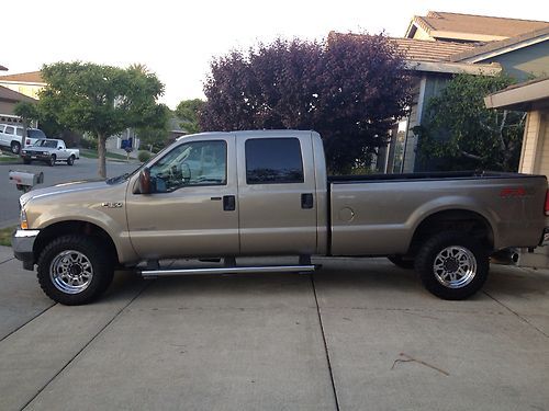 2004 ford f-350 super duty lariat crew cab pickup 4-door 6.0l diesel