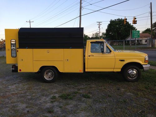 1994 ford  f350 xl work bed