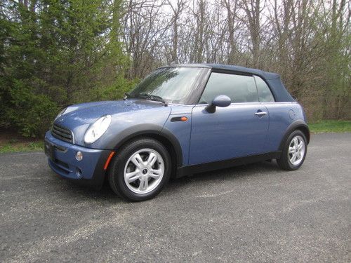 05 mini cooper convertible 4cyl auto a/c heated leather seats 1 owner new tires!