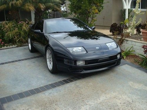 1993 nissan 300zx turbo coupe 2-door 3.0l - black