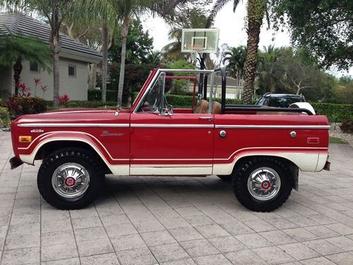 1973 ford bronco ranger edition 302 auto zero rust! garage kept since new