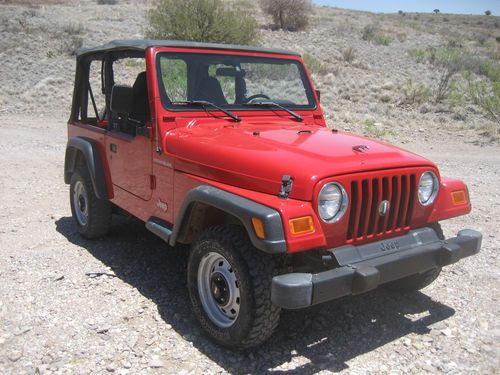2002 jeep wrangler se sport utility 2-door 2.5l