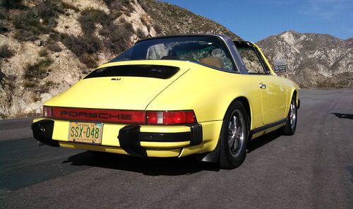 Light Yellow Porsche 911 Targa!! Original paint Dry AZ with 3Lengine Beautiful!!, image 6