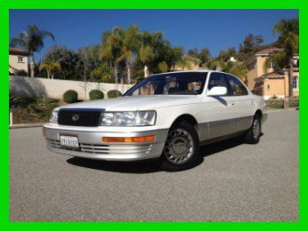 1992 lexus ls400 california rust free car excellent condidtion lo miles!