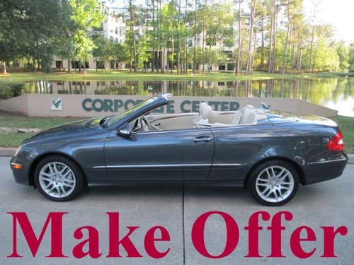 2009 - mercedes benz clk 350 cabriolet - super clean - warranty - 34k miles