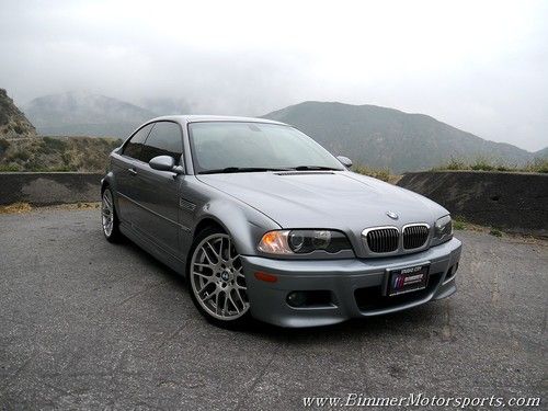 2004 bmw e46 m3 coupe manual 6 speed, silver gray, perfect condition,california!