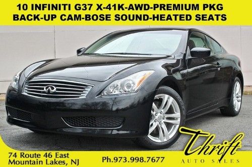 10 infiniti g37 x-41k-awd-premium pkg-back-up cam-bose sound-heated seats