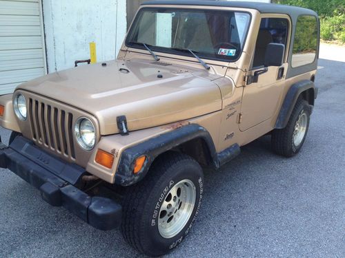 1999 jeep wrangler sport 5spd 6 cylinder