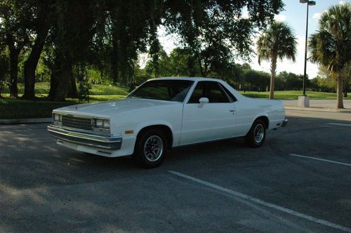 1985 chevrolet el camino 305 v8, unmolested, original car w/ gauge pack