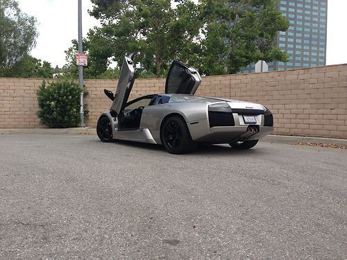 2004 lamborghini murcielago e-gear grigio antares with loc stage 2 exhaust