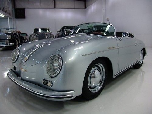 1968 porsche 356 speedster replica, only 1,122 miles, optional front disc brakes