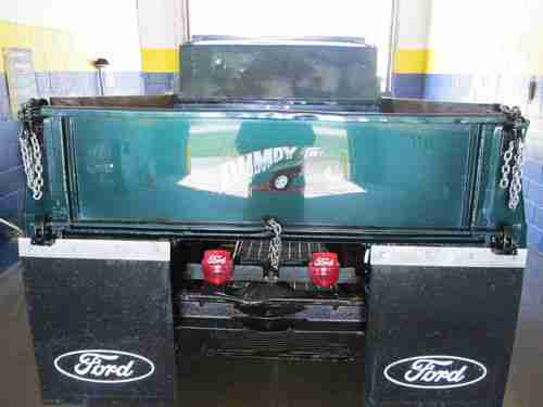 1965 Ford F-350 dump truck, green, rare, collector, classic, dually, original, image 4
