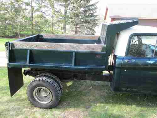 1965 Ford F-350 dump truck, green, rare, collector, classic, dually, original, image 8