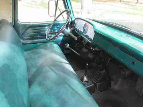 1965 Ford F-350 dump truck, green, rare, collector, classic, dually, original, image 11